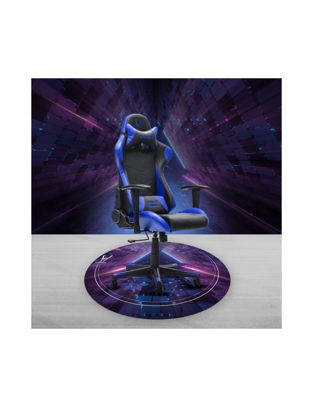 Alfombra Gaming Woxter Stinger Floorpad FUTURE/ Púrpura