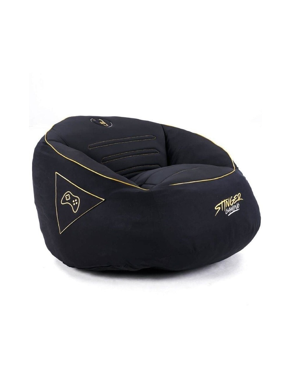 Puff Woxter Stinger Gaming/ con relleno/ Negro y Dorado