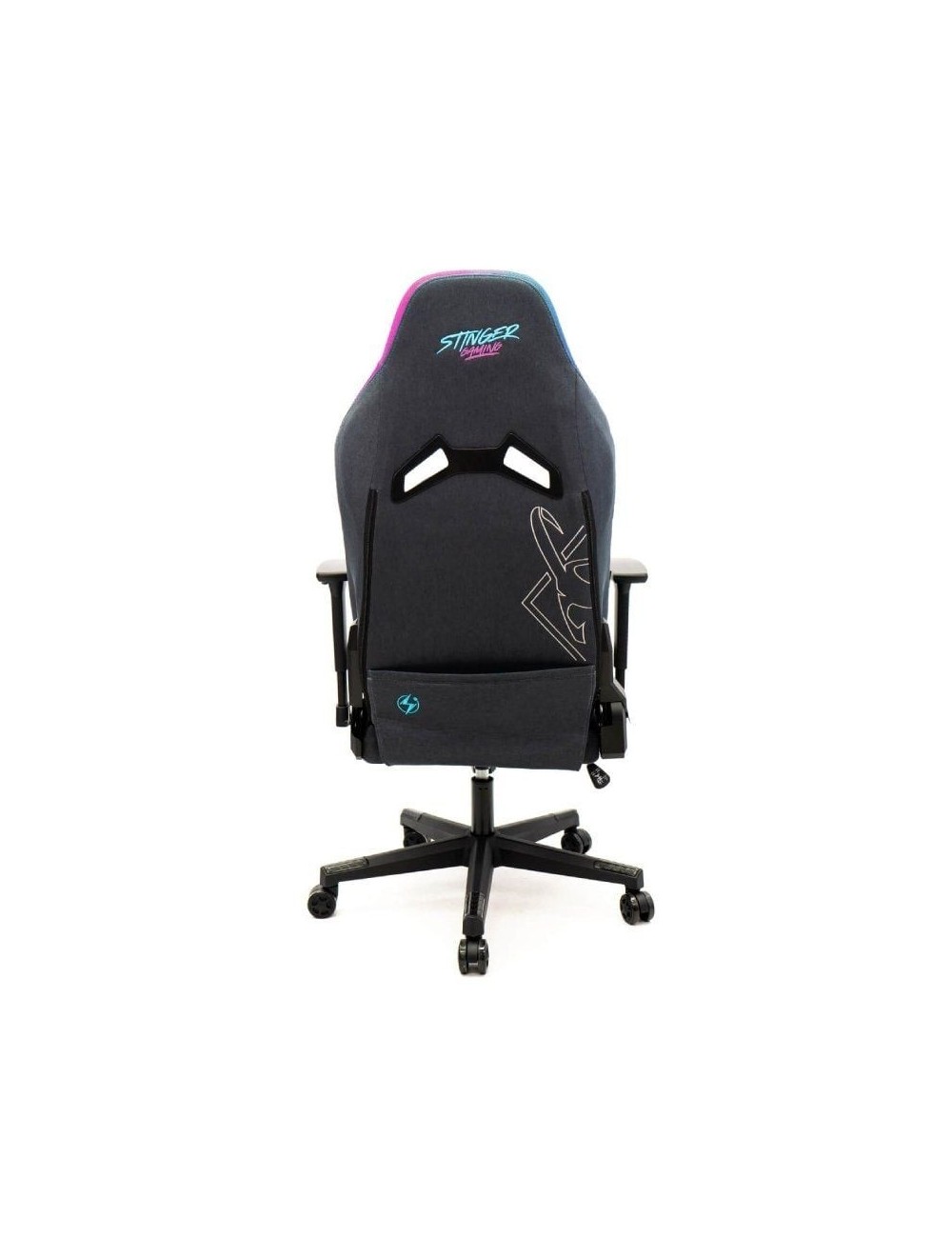 Silla Gaming Woxter Stinger Station Elite/ Luces LED/ Azul y Rosa