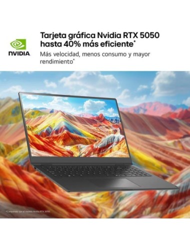 Portátil LG Gram Pro 17Z90TR-E.AD88B Intel Core Ultra 7-255H/ 32GB/ 1TB SSD/ GeForce RTX 5050/ 17'/ Win11