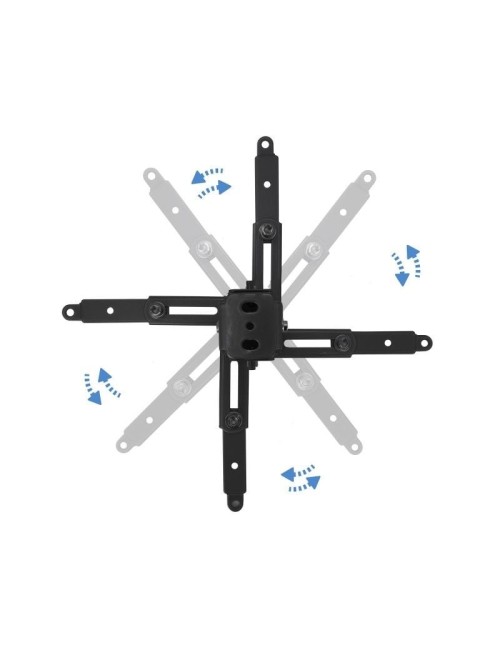 Soporte de Techo para Proyector TooQ PJ2012T-B/ Inclinable/ hasta 20kg