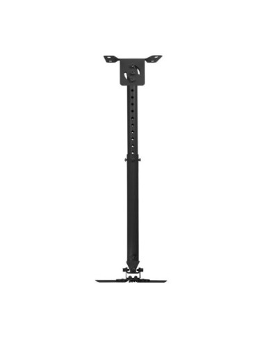 Soporte de Techo para Proyector TooQ PJ3030TN-B/ Inclinable/ Giratorio/ Nivelable/ hasta 20kg
