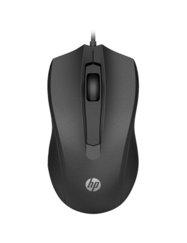 Ratón HP 105/ Hasta 1600 DPI/ Negro