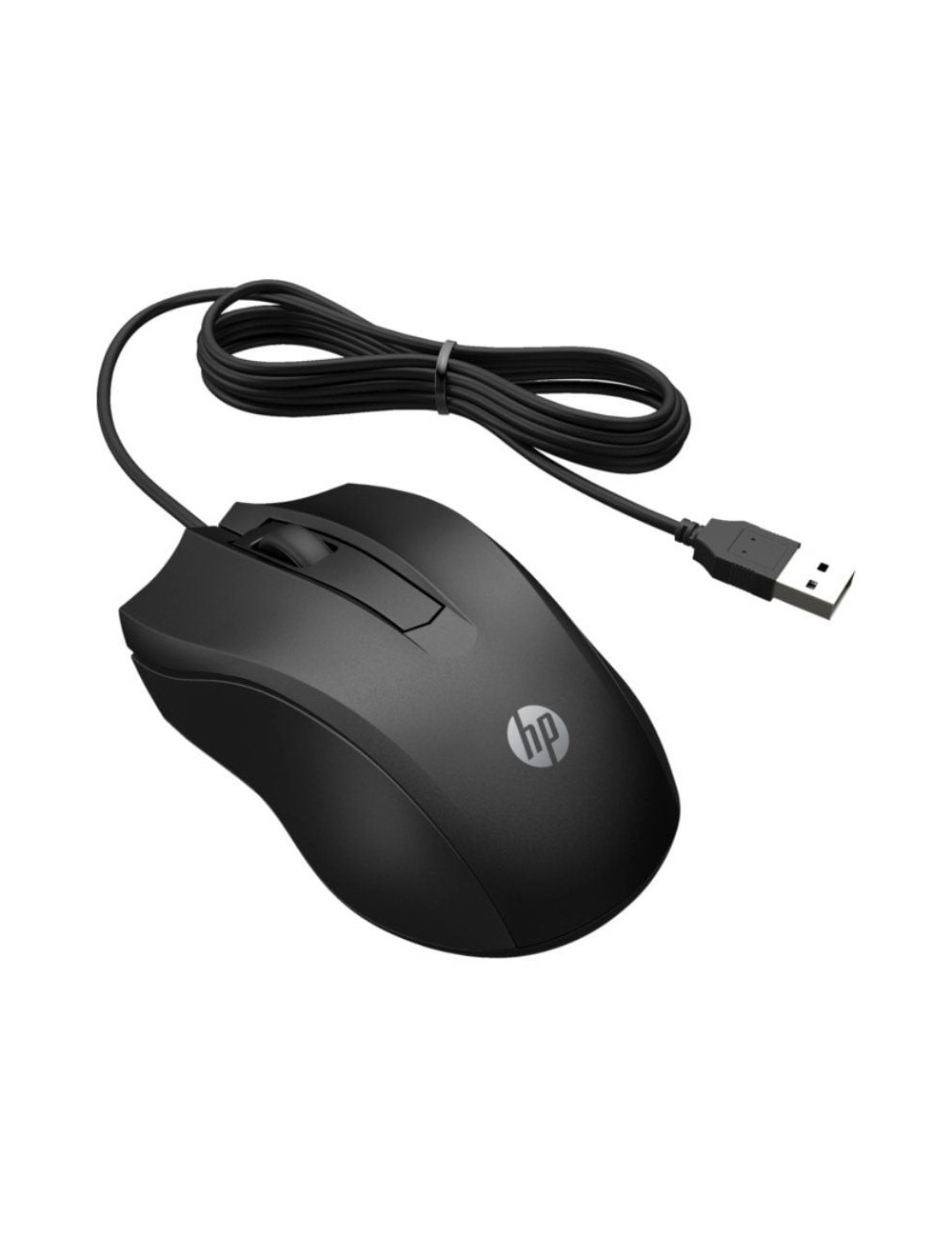 Ratón HP 105/ Hasta 1600 DPI/ Negro