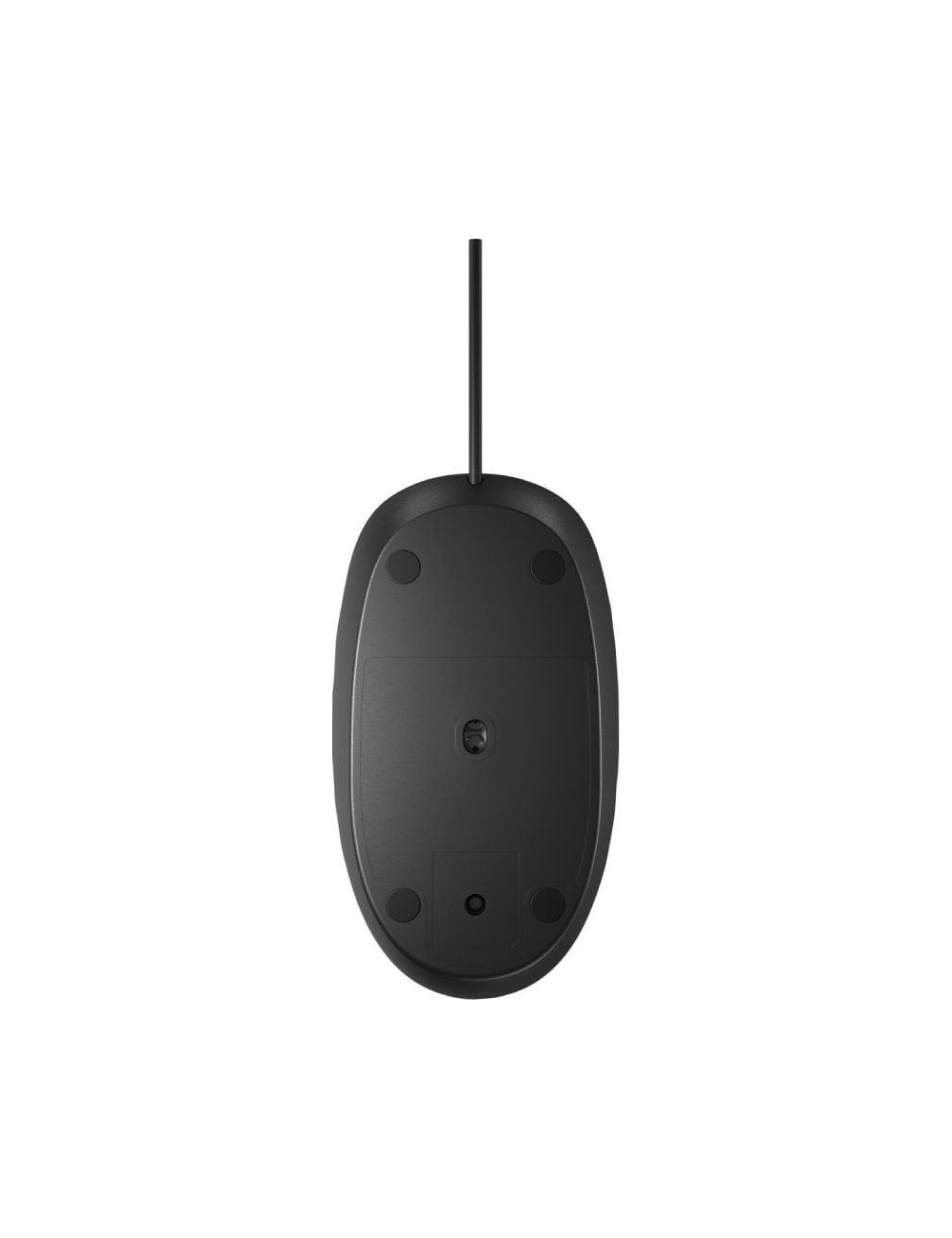 Ratón HP 128/ Hasta 1200 DPI/ Negro
