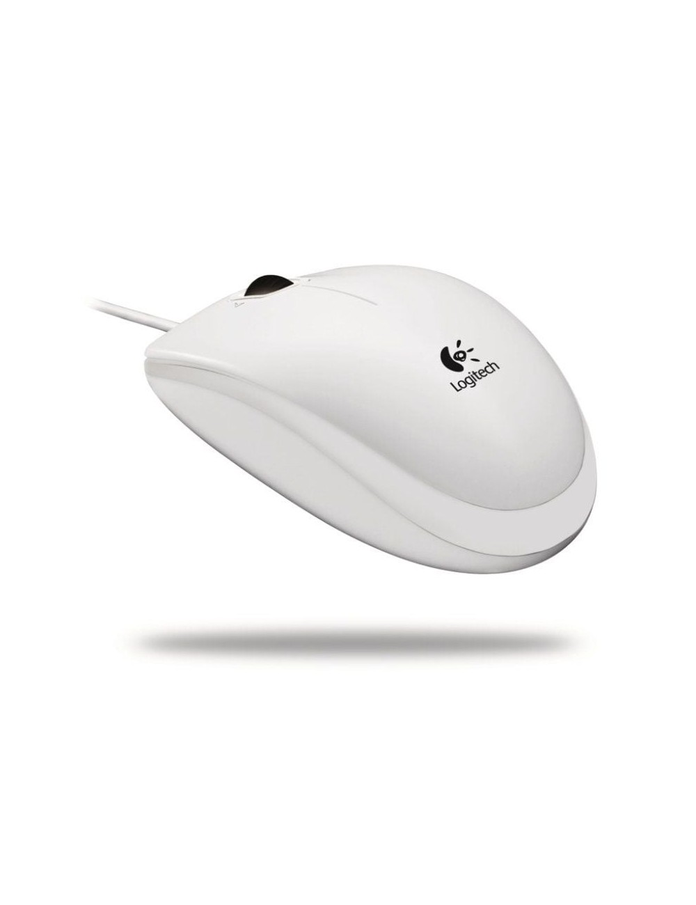 Ratón Logitech B100/ Hasta 800 DPI/ Blanco