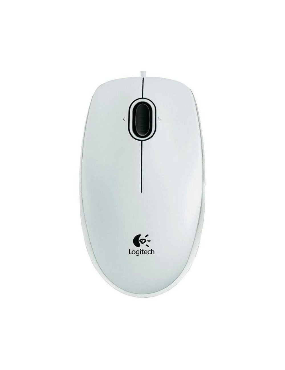 Ratón Logitech B100/ Hasta 800 DPI/ Blanco