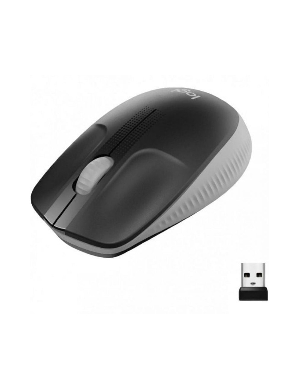 Ratón Inalámbrico Logitech M190/ Hasta 1000 DPI/ Gris Medio
