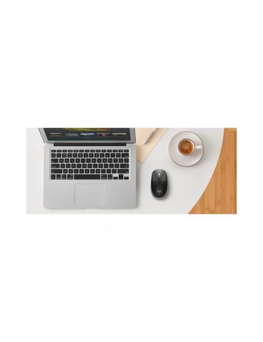 Ratón Inalámbrico Logitech M190/ Hasta 1000 DPI/ Gris Medio
