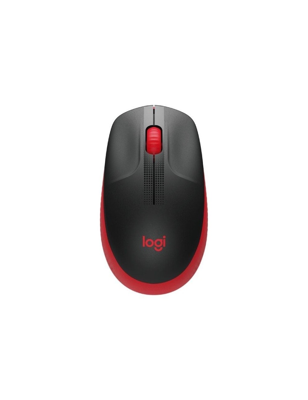 Ratón Inalámbrico Logitech M190/ Hasta 1000 DPI/ Rojo