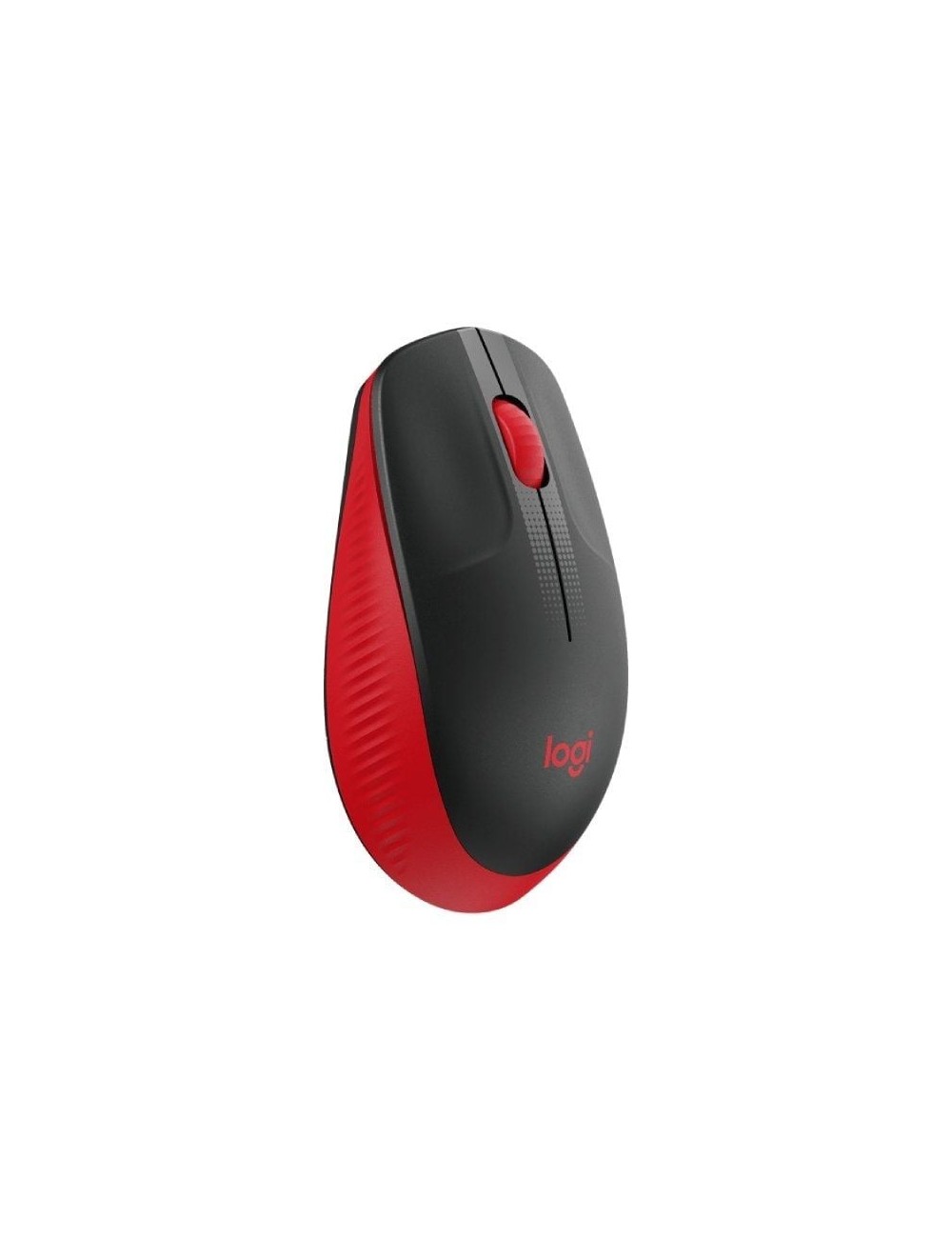 Ratón Inalámbrico Logitech M190/ Hasta 1000 DPI/ Rojo