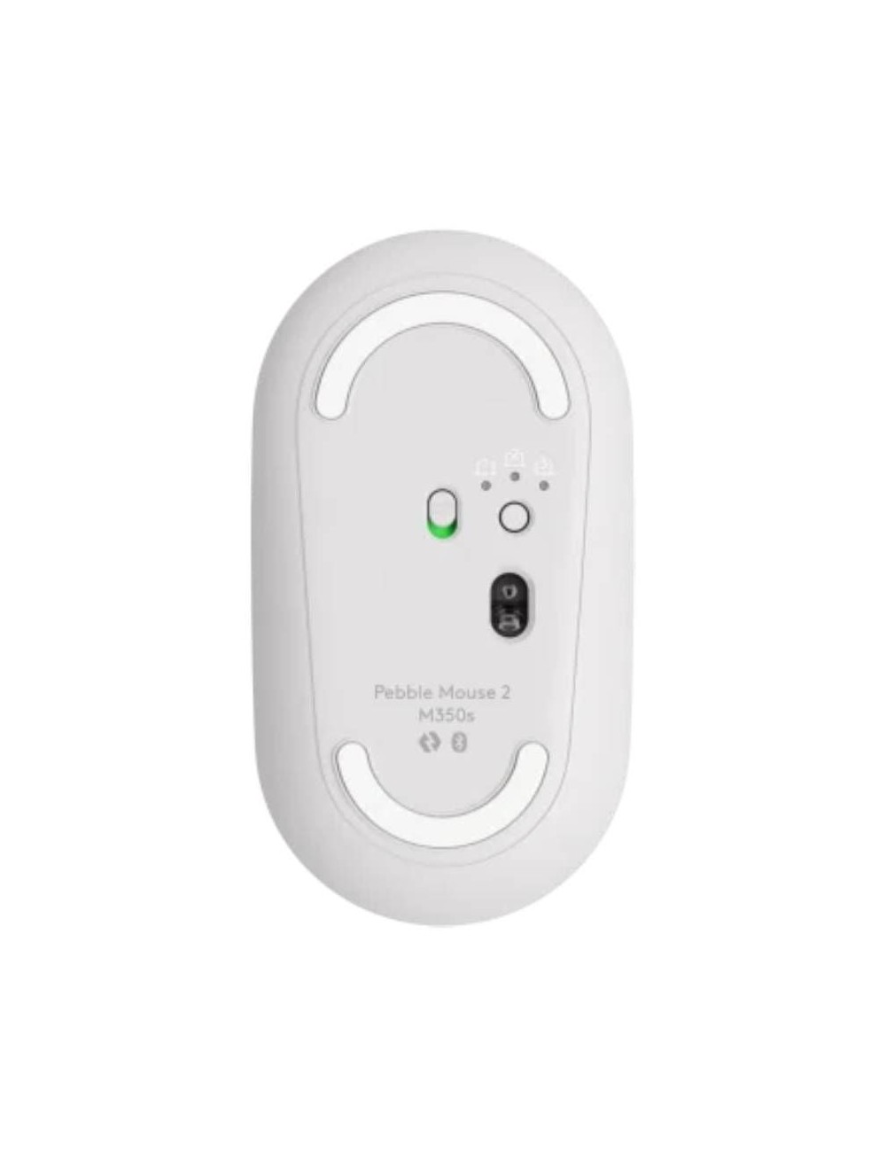 Ratón Inalámbrico Logitech Pebble 2 M350S/ Hasta 1000 DPI/ Blanco