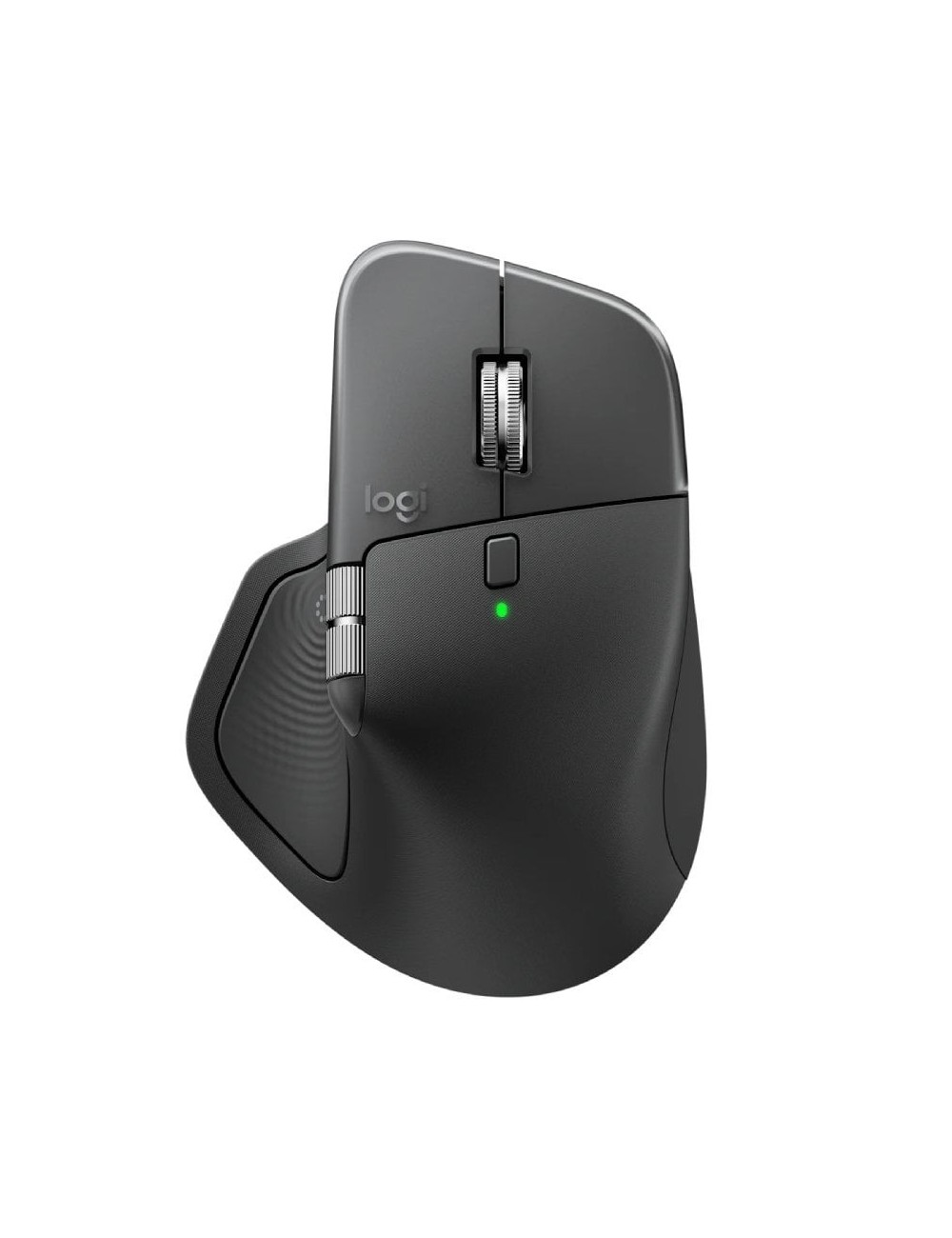 Ratón Ergonómico Inalámbrico Logitech MX Master 4/ Batería recargable/ Hasta 8000 DPI/ Grafito