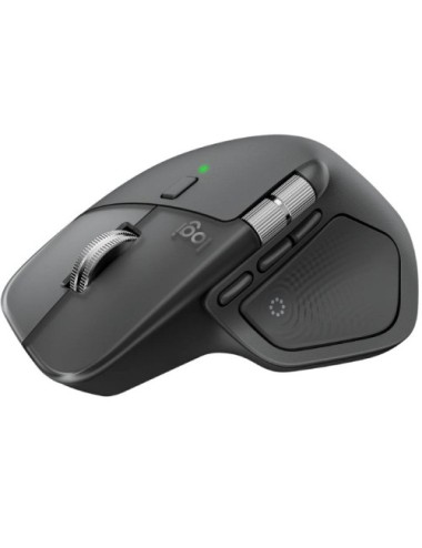 Ratón Ergonómico Inalámbrico Logitech MX Master 4/ Batería recargable/ Hasta 8000 DPI/ Grafito