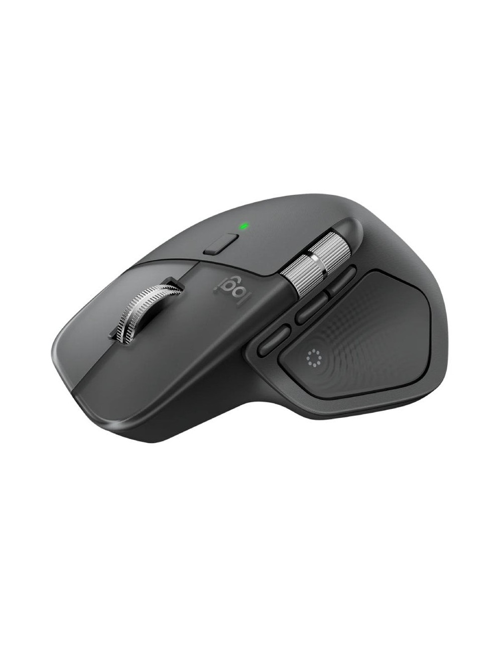 Ratón Ergonómico Inalámbrico Logitech MX Master 4/ Batería recargable/ Hasta 8000 DPI/ Grafito