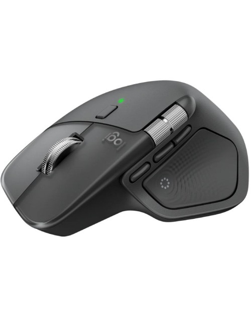 Ratón Ergonómico Inalámbrico Logitech MX Master 4/ Batería recargable/ Hasta 8000 DPI/ Grafito