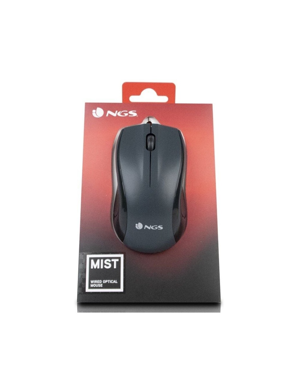 Ratón NGS Black Mist/ Hasta 1000 DPI