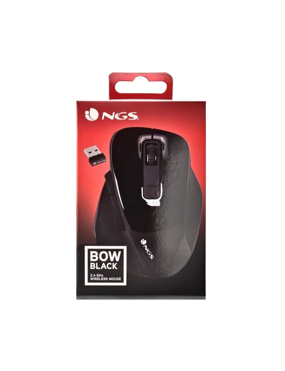 Ratón Inalámbrico NGS Bow/ Hasta 1600 DPI