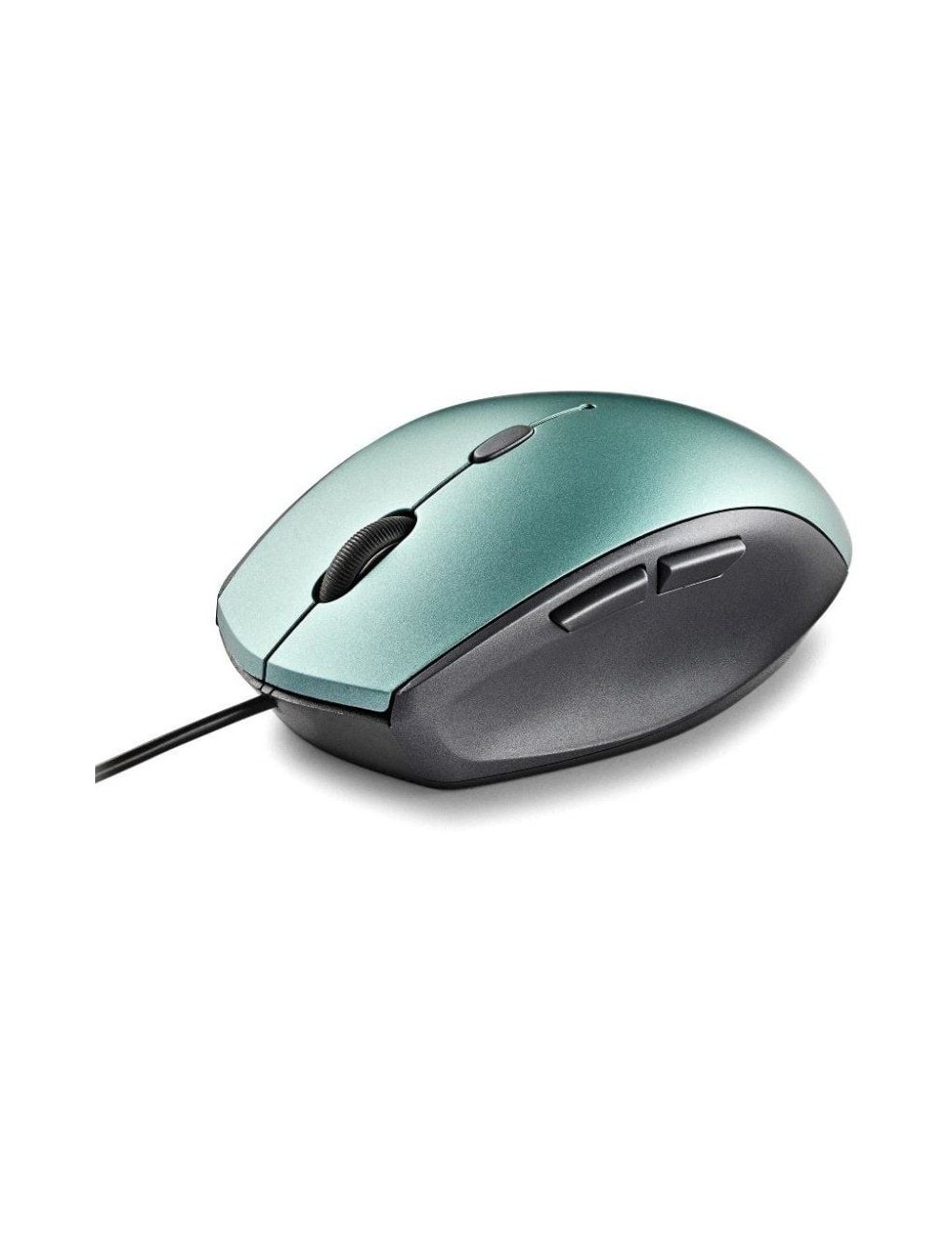 Ratón Ergonómico NGS Moth Ice/ Hasta 1600 DPI/ Verde Hielo