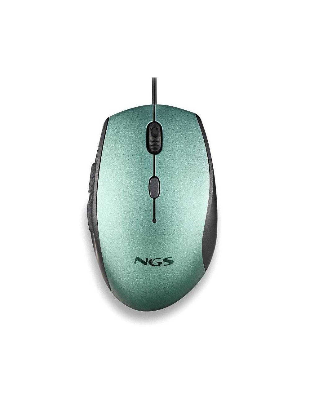 Ratón Ergonómico NGS Moth Ice/ Hasta 1600 DPI/ Verde Hielo