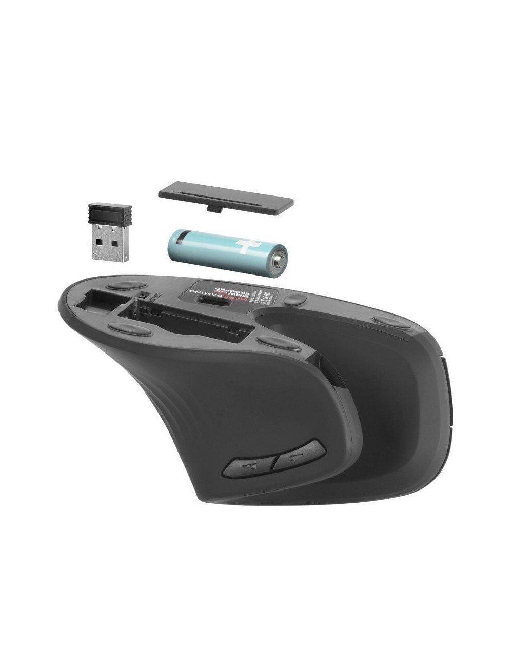 Ratón Gaming Vertical Inalámbrico Mars Gaming MMW-ERGOPRO/ Hasta 3200 DPI