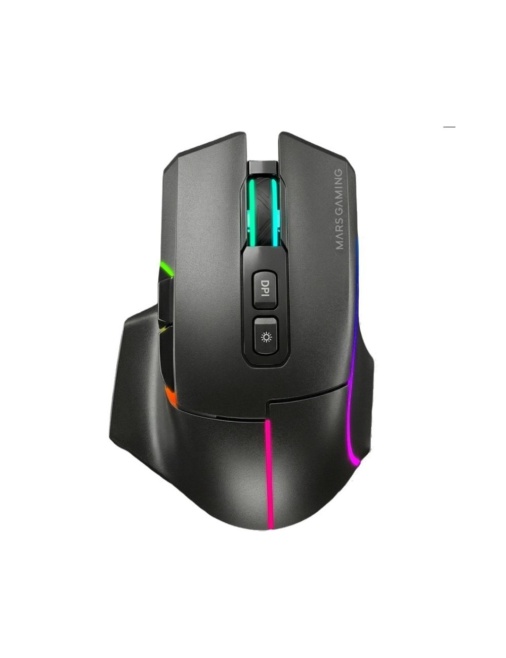 Ratón Inalámbrico Mars Gaming MMW-VECTOR/ Batería Recargable/ Hasta 12000 DPI