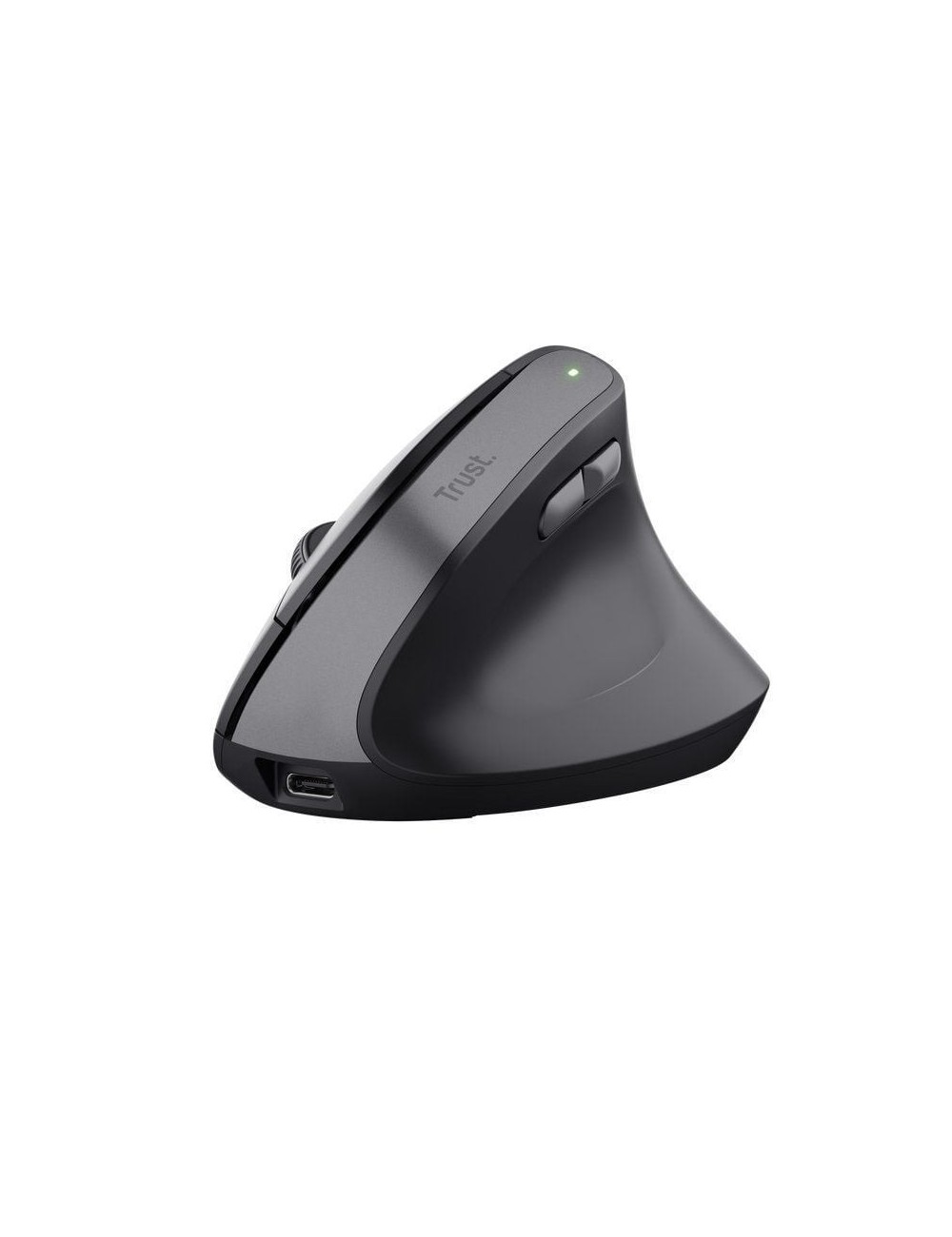 Ratón Vertical Inalámbrico Trust Bayo II/ Batería recargable/ Hasta 2400 DPI