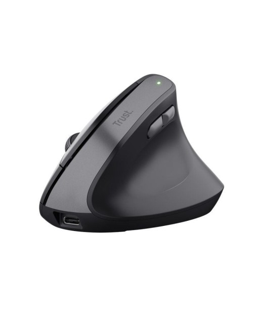 Ratón Vertical Inalámbrico Trust Bayo II/ Batería recargable/ Hasta 2400 DPI