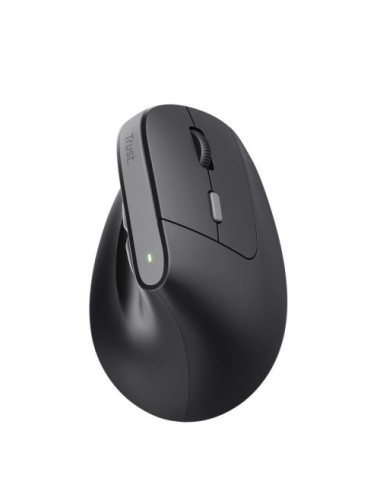 Ratón Vertical Inalámbrico Trust Bayo II/ Batería recargable/ Hasta 2400 DPI