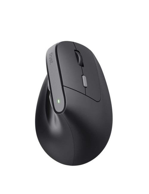 Ratón Vertical Inalámbrico Trust Bayo II/ Batería recargable/ Hasta 2400 DPI