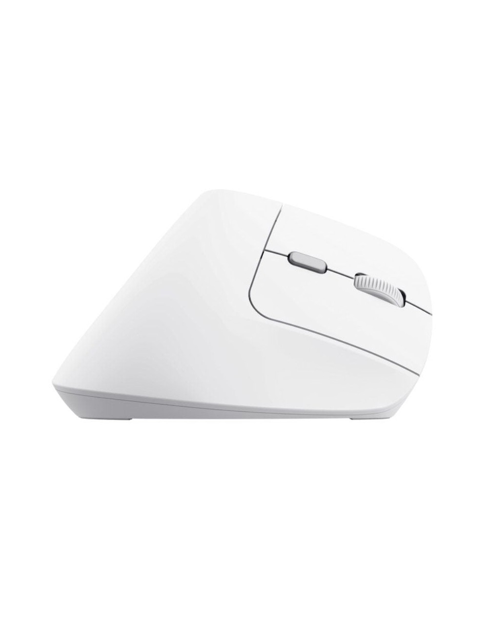 Ratón Vertical Inalámbrico Trust Bayo II/ Batería recargable/ Hasta 2400 DPI/ Blanco
