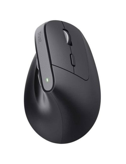 Ratón Vertical Inalámbrico Trust Bayo+/ Batería Recargable/ Hasta 2400 DPI