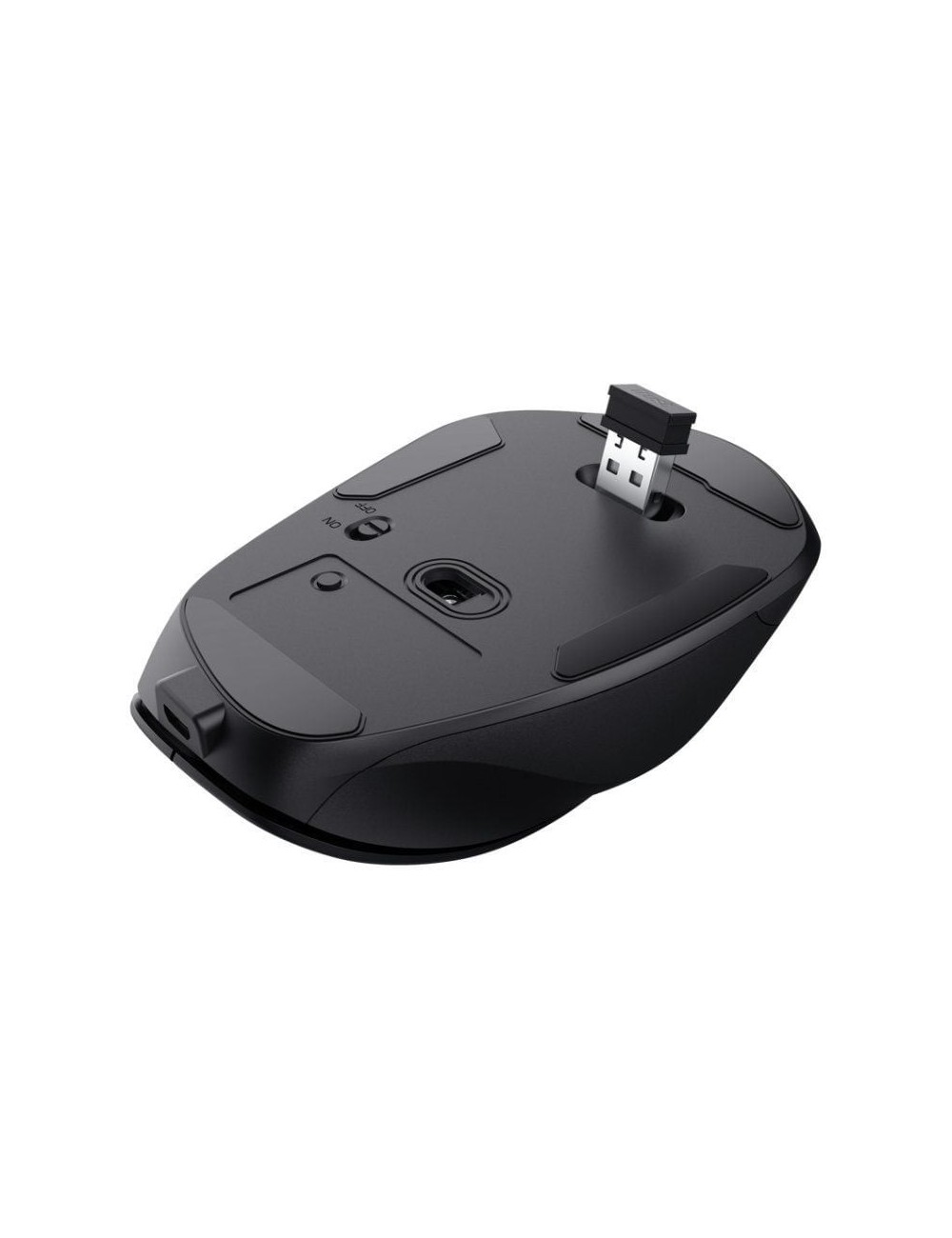 Ratón Ergonómico Inalámbrico Trust Fyda Eco/ Batería recargable/ Hasta 2400 DPI