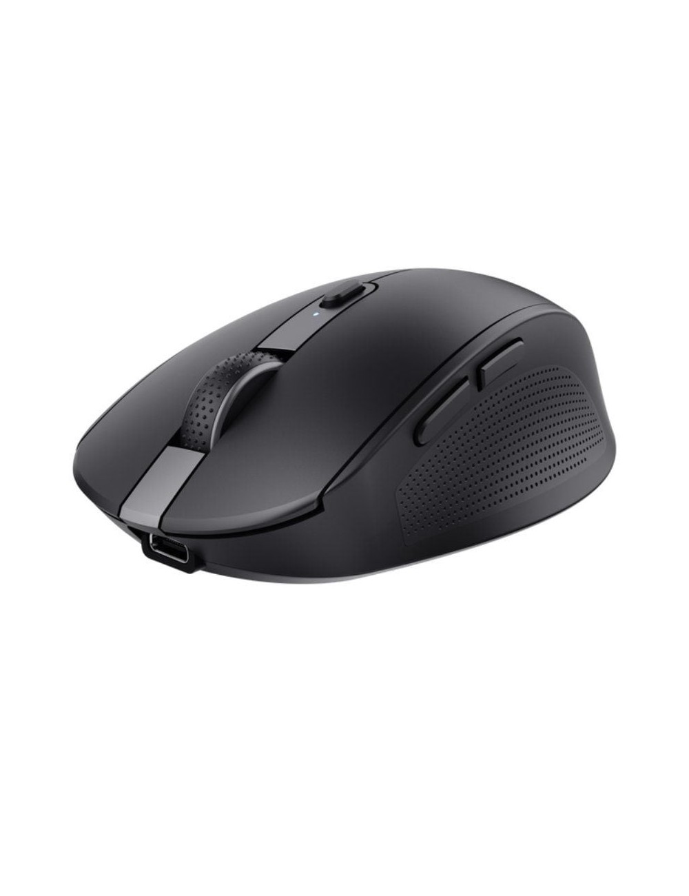 Ratón Inalámbrico Trust Ozaa Compact Wireless/ Batería recargable/ Hasta 3200 DPI/ Negro