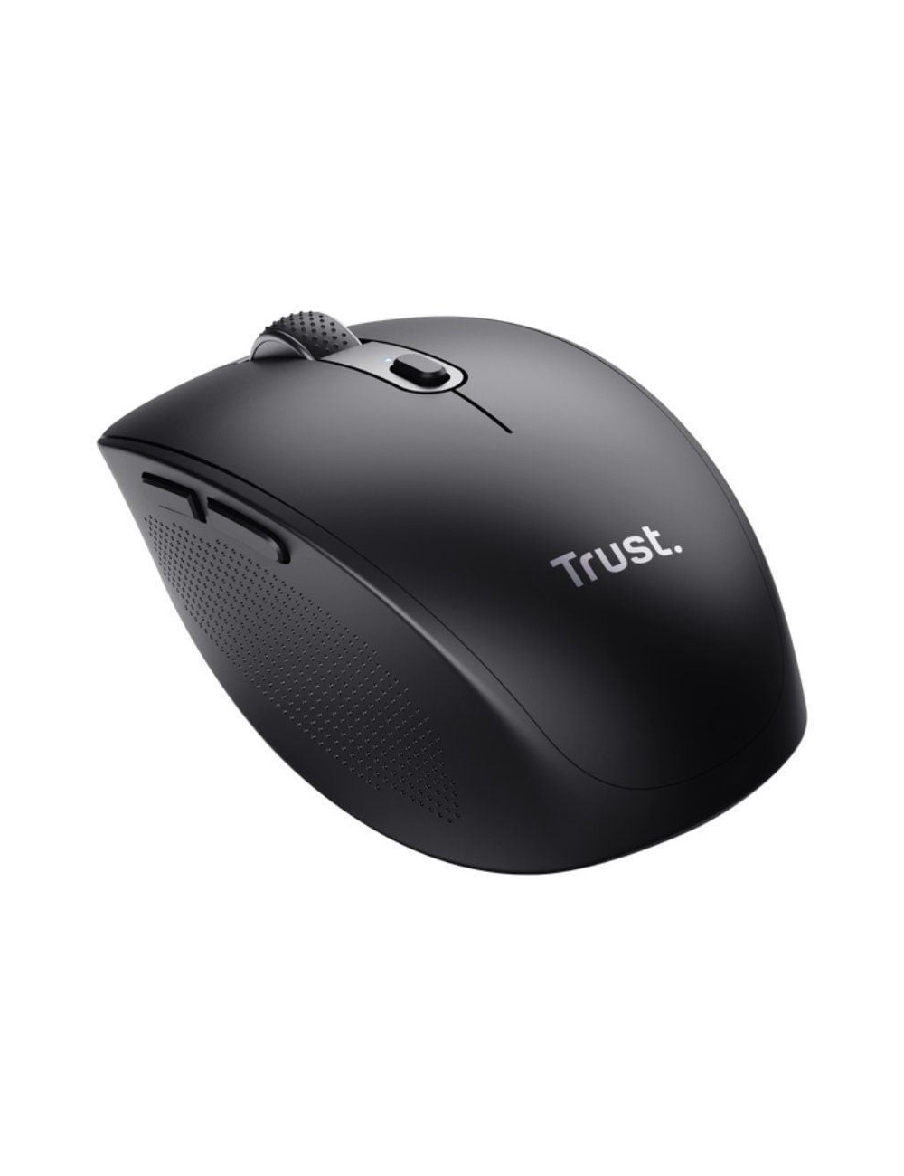 Ratón Inalámbrico Trust Ozaa Compact Wireless/ Batería recargable/ Hasta 3200 DPI/ Negro