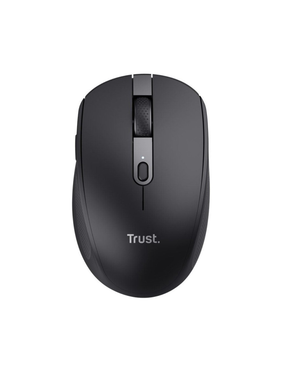 Ratón Inalámbrico Trust Ozaa Compact Wireless/ Batería recargable/ Hasta 3200 DPI/ Negro