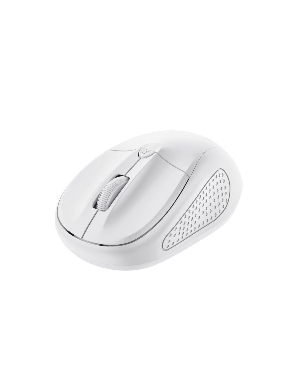 Ratón Mini Inalámbrico Trust Primo/ Hasta 1600 DPI/ Blanco mate