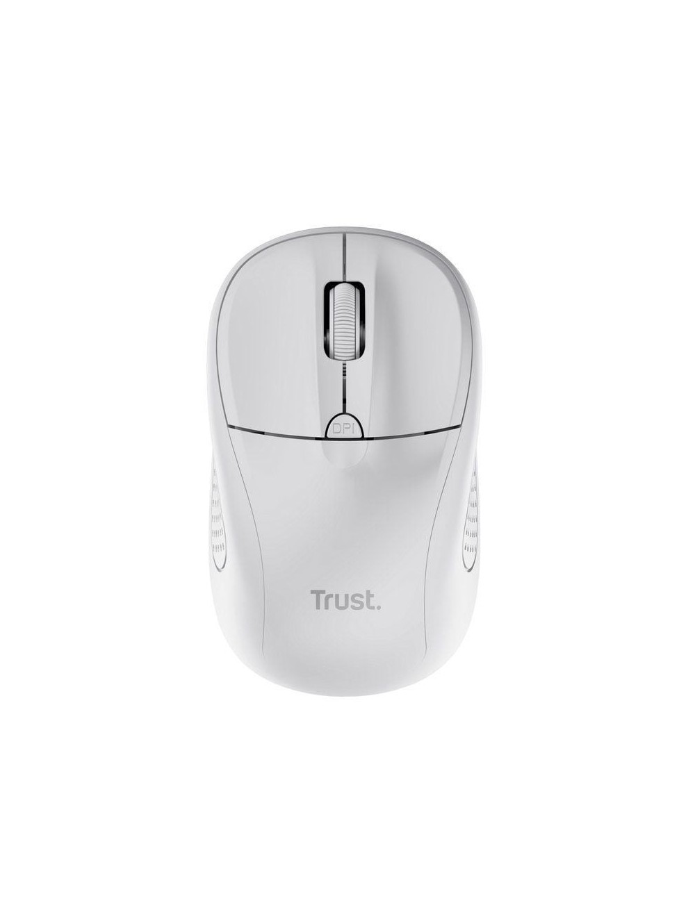 Ratón Mini Inalámbrico Trust Primo/ Hasta 1600 DPI/ Blanco mate