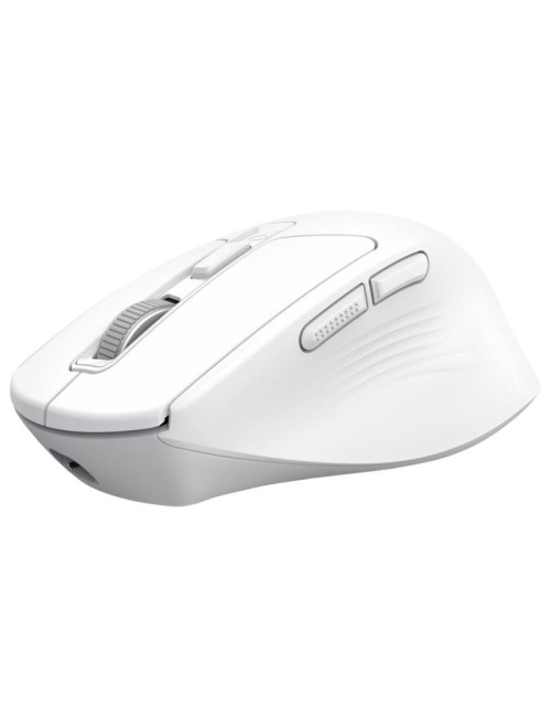 Ratón Inalámbrico Trust Niven Confort 26022/ Batería recargable/ Hasta 3200 DPI/ Blanco