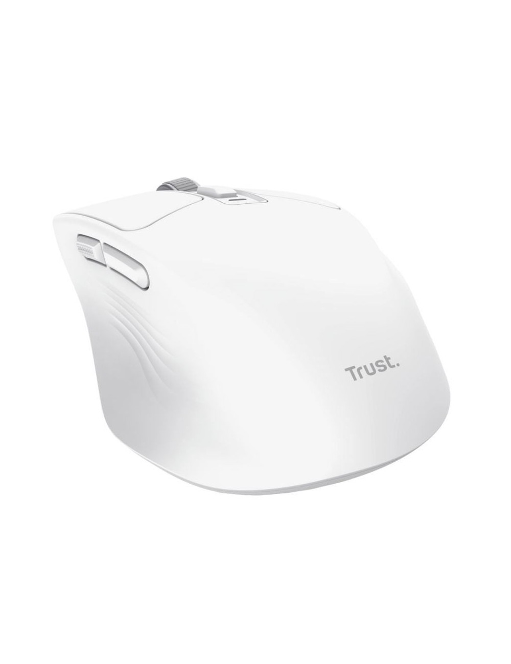 Ratón Inalámbrico Trust Niven Confort 26022/ Batería recargable/ Hasta 3200 DPI/ Blanco