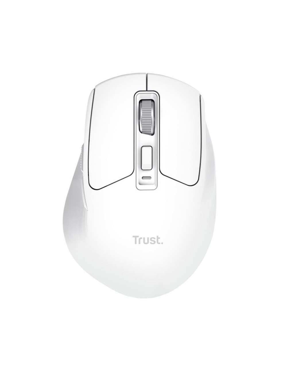 Ratón Inalámbrico Trust Niven Confort 26022/ Batería recargable/ Hasta 3200 DPI/ Blanco