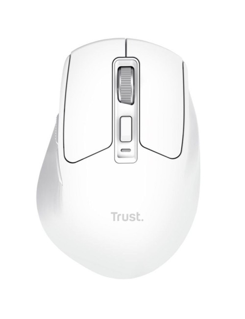 Ratón Inalámbrico Trust Niven Confort 26022/ Batería recargable/ Hasta 3200 DPI/ Blanco