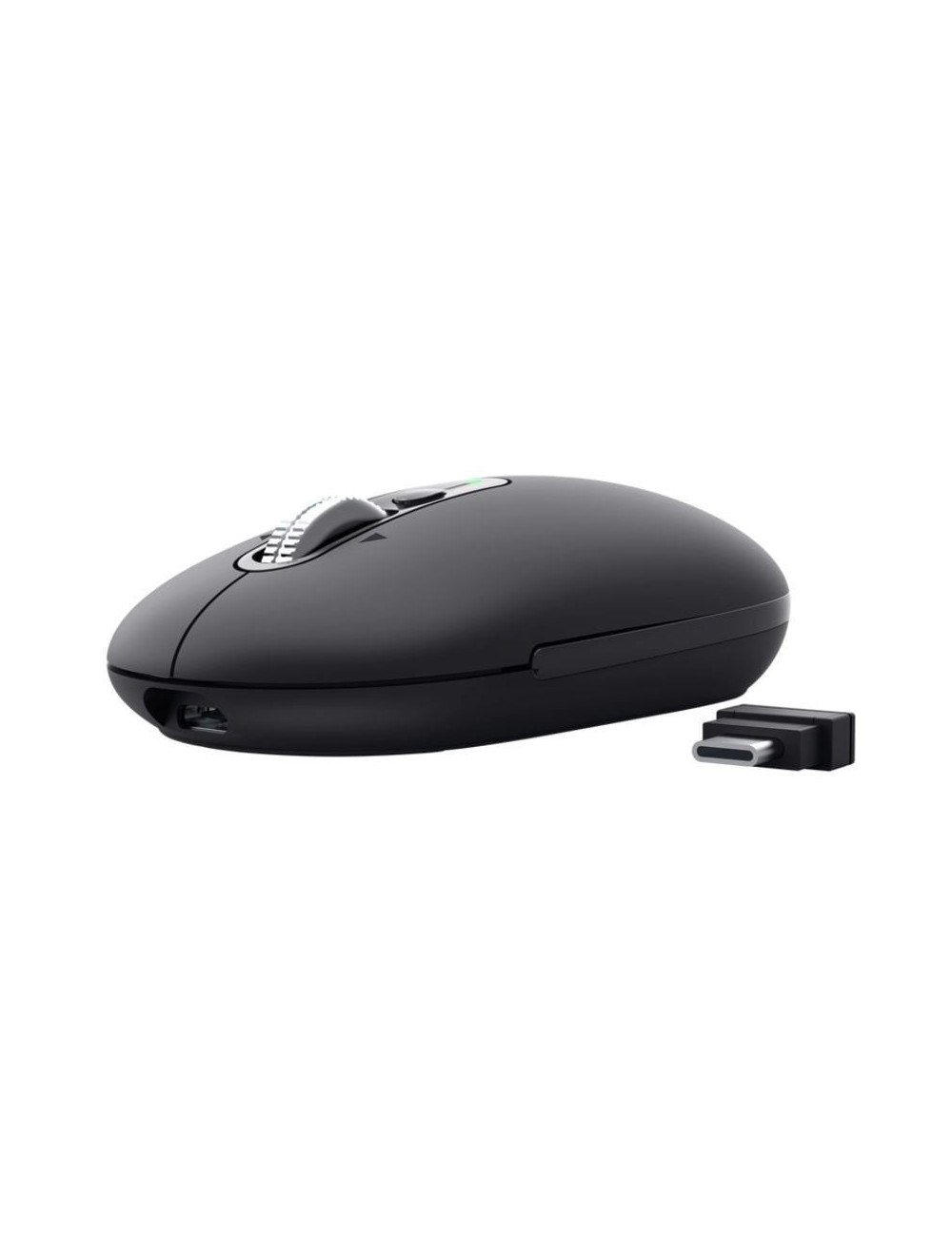 Ratón Inalámbrico Trust Seron 26018/ Batería recargable/ Hasta 3200 DPI/ Negro