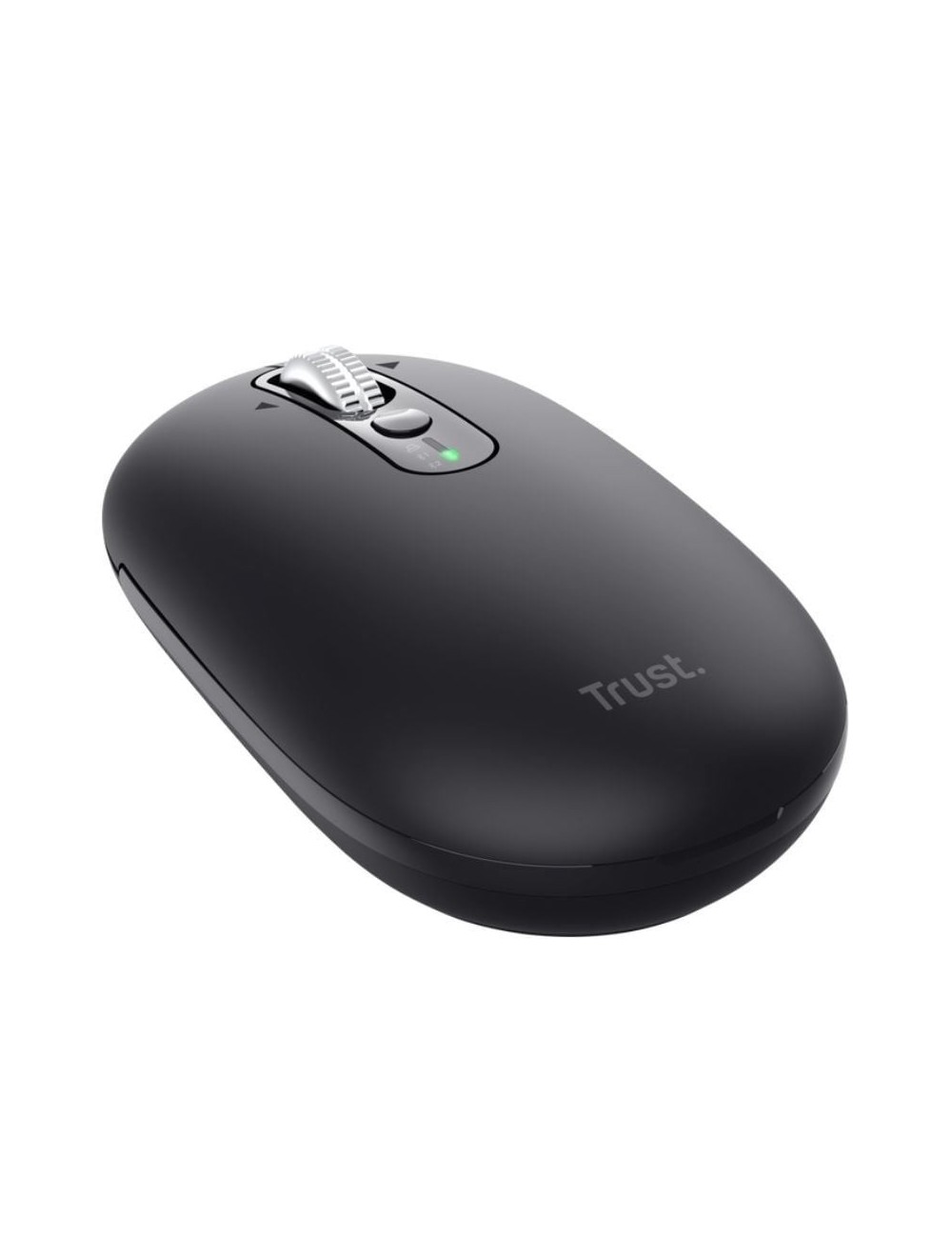 Ratón Inalámbrico Trust Seron 26018/ Batería recargable/ Hasta 3200 DPI/ Negro