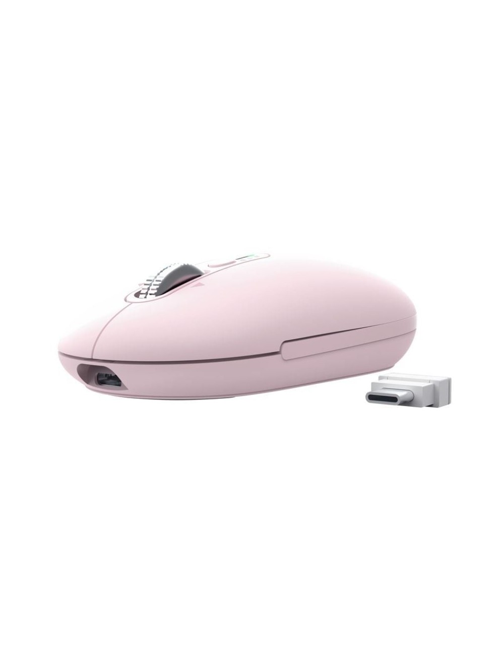 Ratón Inalámbrico Trust Seron 26206/ Batería recargable/ Hasta 3200 DPI/ Rosa