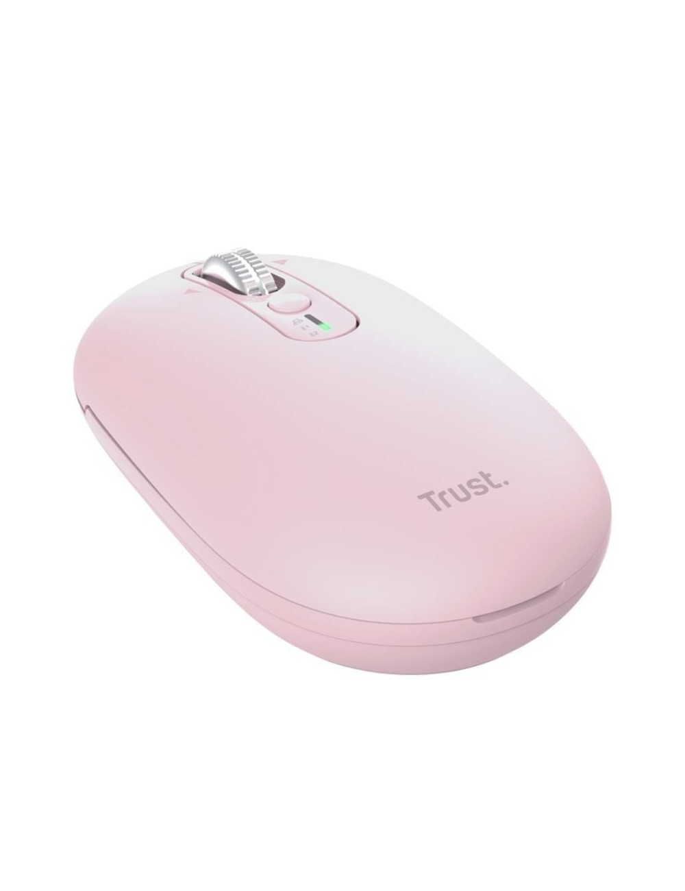 Ratón Inalámbrico Trust Seron 26206/ Batería recargable/ Hasta 3200 DPI/ Rosa