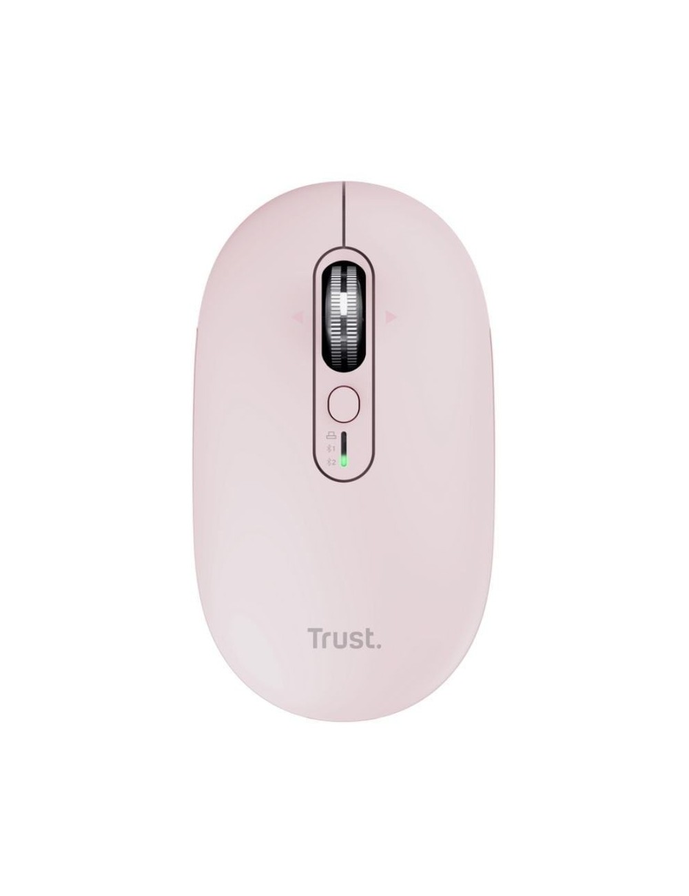 Ratón Inalámbrico Trust Seron 26206/ Batería recargable/ Hasta 3200 DPI/ Rosa