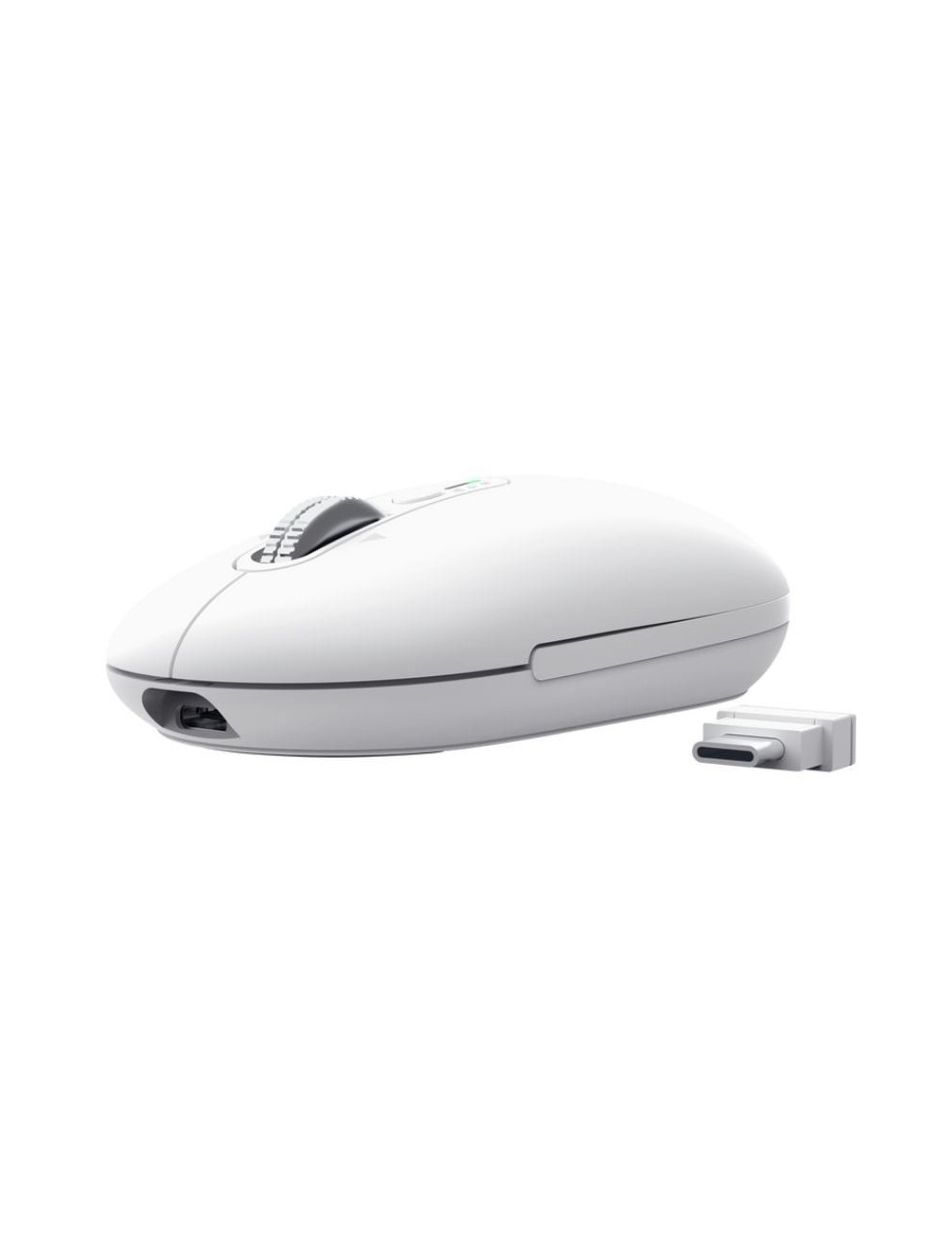 Ratón Inalámbrico Trust Seron 26019/ Batería recargable/ Hasta 3200 DPI/ Blanco