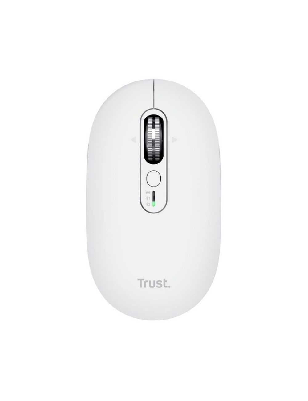 Ratón Inalámbrico Trust Seron 26019/ Batería recargable/ Hasta 3200 DPI/ Blanco