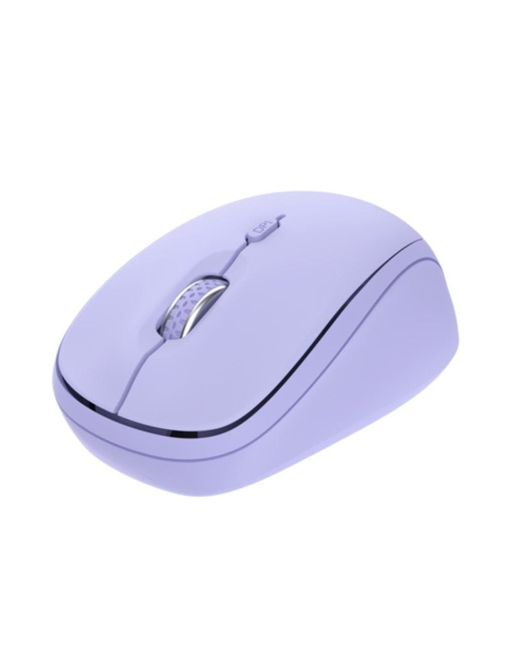 Ratón Mini Inalámbrico Trust Yvi+ Multidispositivo/ Hasta 1600 DPI/ Púrpura